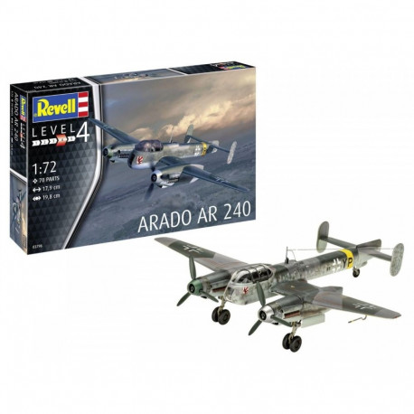 Model plastikowy arado ar-240 1/72
