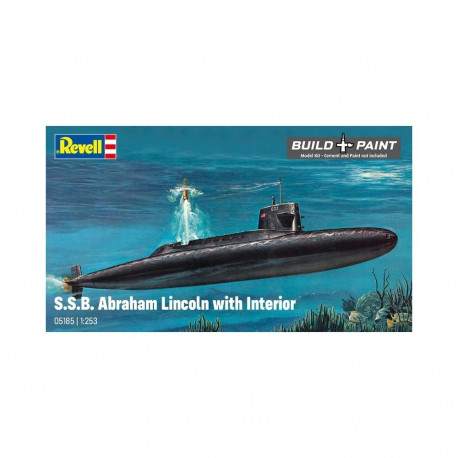 Model plastikowy statek s.s.b. abraham lincoln w/in 1/253