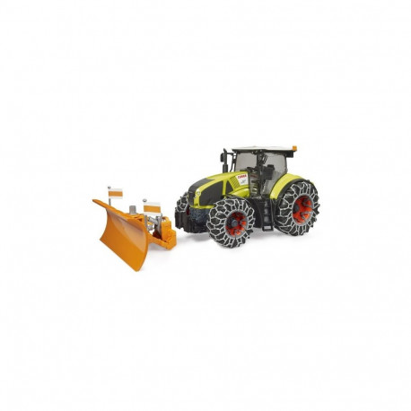 Traktor claas axion 950 z pługiem do śniegu