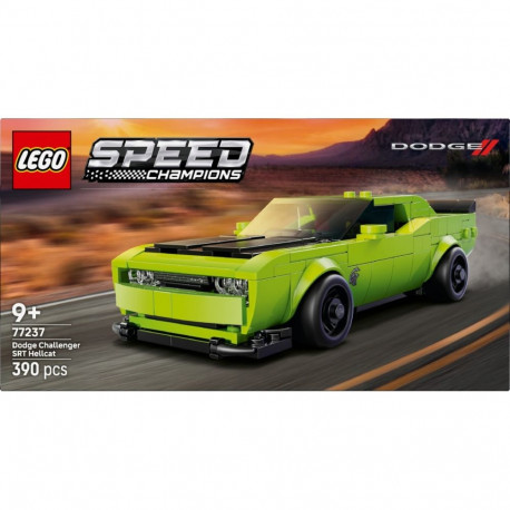 Klocki speed champions 77237 samochód sportowy dodge challenger srt hellcat