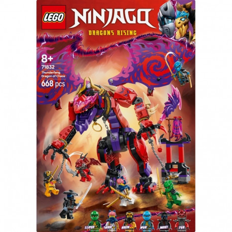 Klocki ninjago 71832 smok chaosu kiełogrzmot