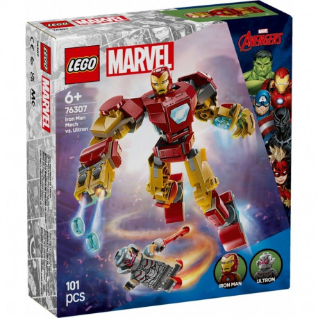 Klocki super heroes 76307 raudmehe mehhanoidi vastu ultron