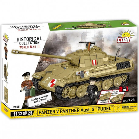 Klocki panzer v panther g pudel 1133 klocków