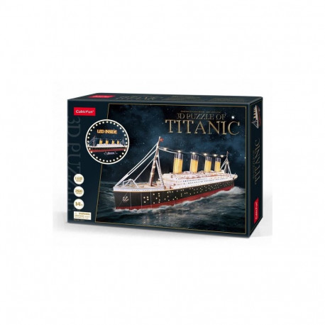 3D-pusle Titanic LED-valgustusega