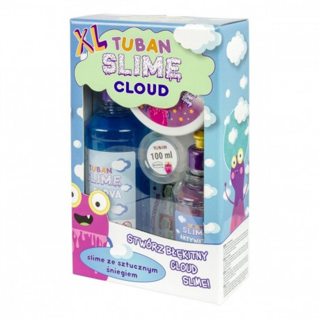 Masa plastyczna komplekt super slime – cloud slime xl