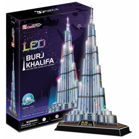 3D pusle Burj Khalifa (valgus)