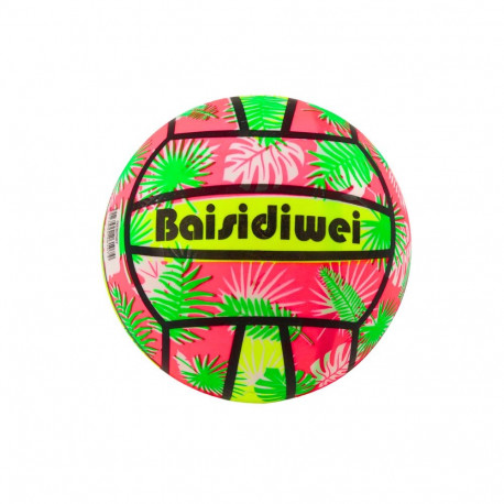 jaskraav kummipall roosa-roheline 24 cm