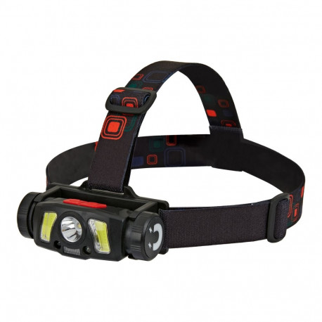 LED COB + XPG esilatern/jalgrattatuli akuga Li-ion 1200mAh, liikumisandur