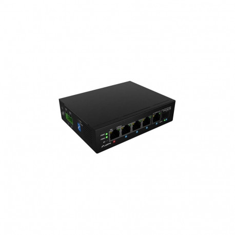 Lanberg switch ILFE-4P-1GE-1S-90 PoE 1xBT 3xAT SFP/ETH DIN haldamata Fast Ethernet