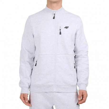 Bluza męska 4F M2547 chłodny jasny szary melanż 4FWMM00TSWSM2547 27M XL