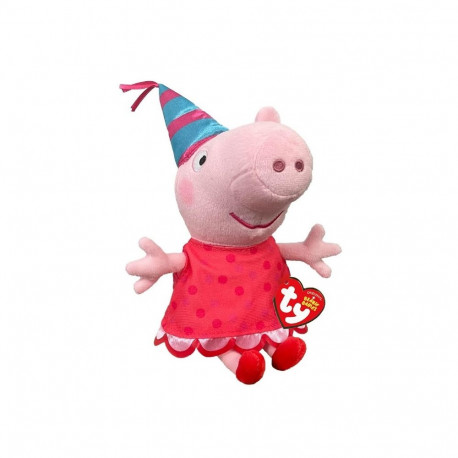 TY Beanie Babies Põrsas Peppa Party 15,5 cm