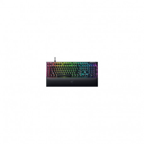 Razer | BlackWidow V4 | Mechanical Gaming keyboard | Wired | RGB LED light | US | Black | Yellow Swi