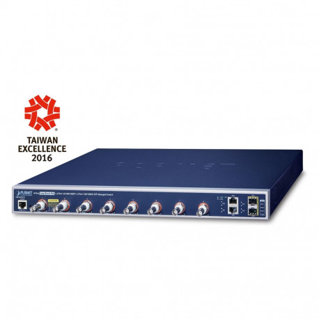 Planet LRP-822CS 8-port suure ulatusega PoE + 2-port 10/100/1000T