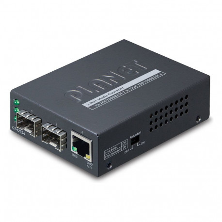Planet GT-1205A 1-pordiline 10/100/1000Base-T 2-pordiline Gigabit SFP