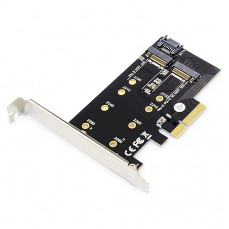 "DIGITUS M.2 NGFF / NVMe SSD PCI Express 3.0 (x4) Add-On Karte"