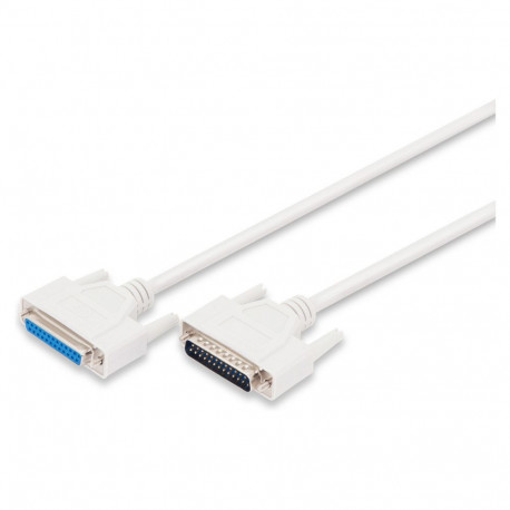 "DIGITUS Datatransf. Verlngerung DSub25 St/Bu Seriell/Parallel"