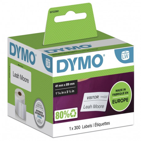 Dymo LabelWriter 89 x 41 mm 300 valget etiketti (S0722560)
