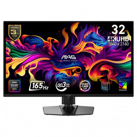 "MSI MAG 322UP QD-OLED E16 - OLED Gaming - OLED Care 2.0 165Hz, 0,03ms GtG"