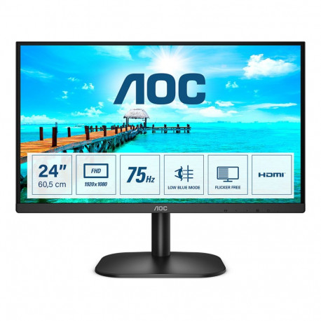 "60cm/24'' (1920x1080) AOC 24B2XHM2 - B2 Series 16:9 4ms HDMI VGA VESA Full HD Black"