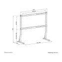 "Neomounts TV Desk Stand (legs)"