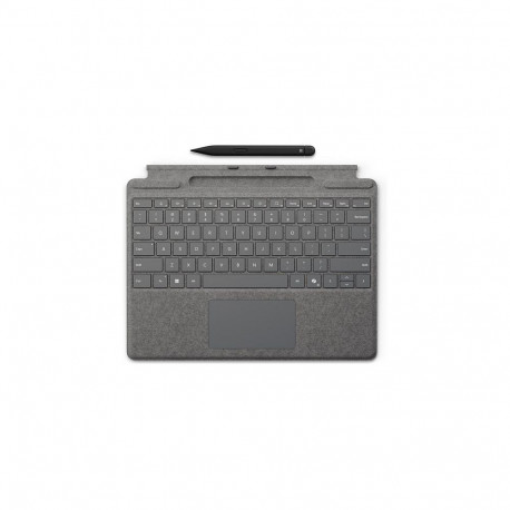 Microsoft Surface Pro klaviatuur ja Slim Pen - plaatina