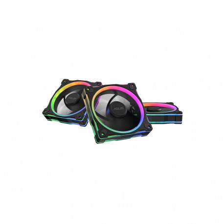 "120mm ASUS PRIME MR120 ARGB Reverse Triple Pack Gehäuselüfter schwarz, 120 mm, PWM"