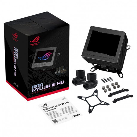 "K ASUS ROG Ryujin III WB LCD CPU-Wasserblock schwarz"