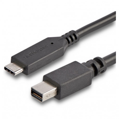 "1,8m USB-C auf Mini DisplayPort Kabel - USB C zu mDP Kabel - 4K 60Hz - Schwarz"