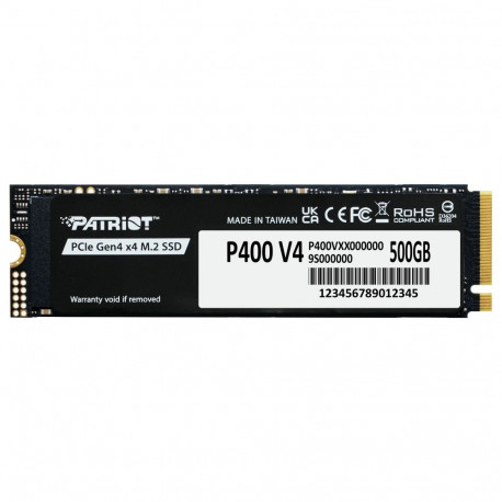 Patriot P400 500GB M.2 PCIe 4.0 5000/3000 jahutusradiaator