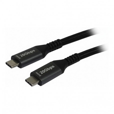 Synergy21 USB-kaabel, USB-C - USB-C, 3,0m, USB 3.2, must (tekstiilist), 20G/5A, 240W, Gen 2x2, E-Mar