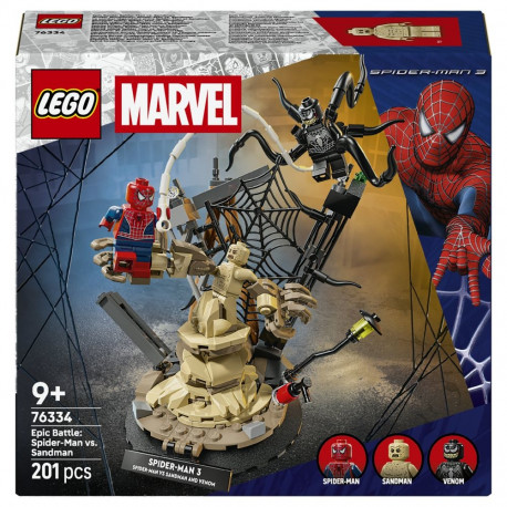 LEGO 76334 Marvel Super Heroes Groer vastasseis: Spider-Man vs. Sandman
