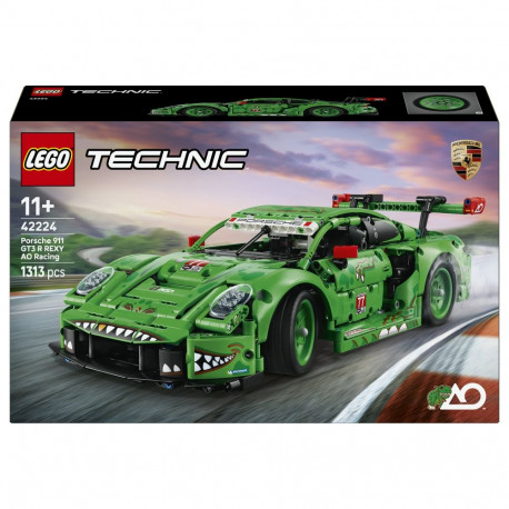 LEGO 42224 Technic Porsche 911 GT3 R REXY AO Racing võidusõiduauto