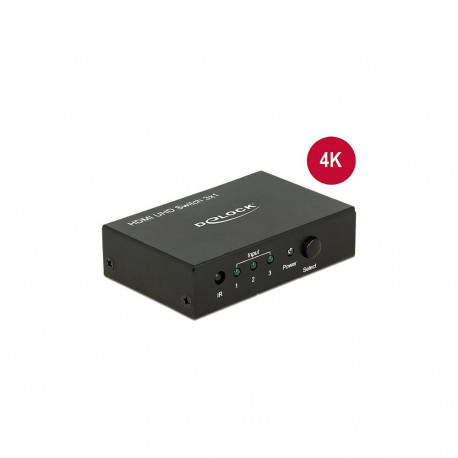 "Delock HDMI UHD Switch 3xHDMI IN 1xHDMI Out"