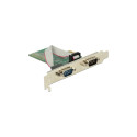 DeLock 2-pordiline RS-232 PCI Express kaart