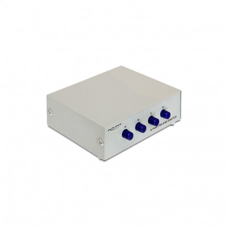 Jadaliidese ümberlüliti RS-232 / RS-422 / RS-485, 4-pordiline, käsitsi juhitav