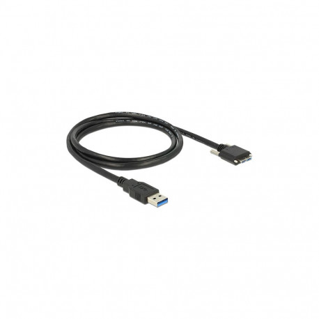 "USB 5 Gbps Kabel Typ-A Stecker zu USB 5 Gbps Typ Micro-B Stecker mit Schrauben 1 m"