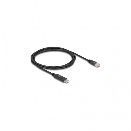 "Adapter USB 2.0 Typ-A Stecker zu 1 x Seriell RS-232 RJ45 Stecker 1,8 m schwarz"