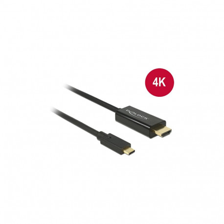 "Kabel USB Type-C™ Stecker > HDMI Stecker (DP Alt Mode) 4K 30 Hz 3 m schwarz"