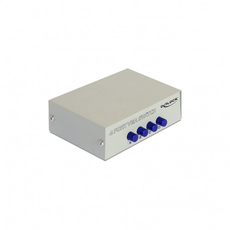 "DELOCK Switch 4-port VGA manuell bidire"