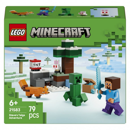 LEGO 21583 Minecraft Steve'i seiklused taigas