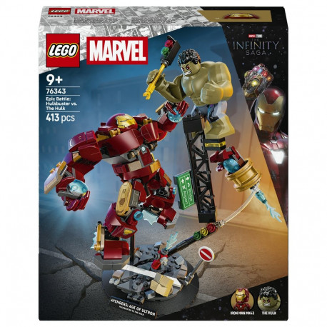 LEGO 76343 Marvel Super Heroes hiiglaste duell: Hulkbuster vs. Hulk