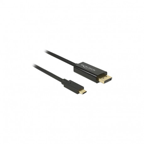 "Kabel USB Type-C™ Stecker > DisplayPort Stecker (DP Alt Mode) 4K 60 Hz 1 m schwarz"