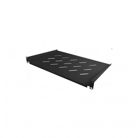 "ALLNET Fachboden T300mm/1HE Schwarz Frontmontage"