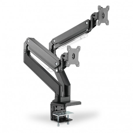 "DIGITUS DA-90427 Tischhalterung für 2 Monitore 2x 35"" 2x 15KG schwarz Gasdruckfeder DA-90427"