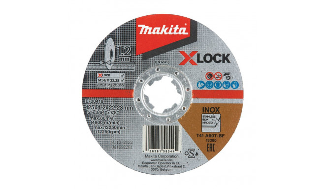 "Makita E-00418 Trennscheibe 125x1.2mm INOX"