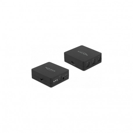 "DELOCK S/PDIF TOSLINK Switch 3 In 1 Out mit IR-Fernbedienung und USB Stromversorgung"