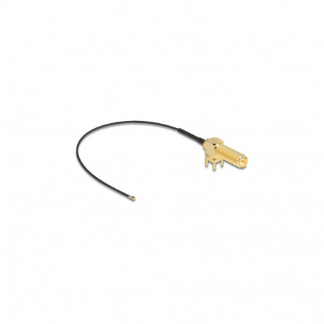 Antennikaabel RP-SMA 90° PCB-pesa paigaldamiseks, I-PEX Inc. MHF® 4L pistik 1.13 15cm, keerme pikkus