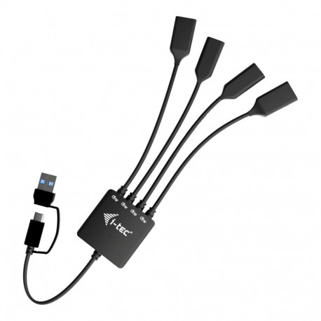 "I-TEC USB-C/USB-A Cable HUB 4 port 2x USB-C 3.2 Gen 1 2x USB-A 3.2 Gen 1"
