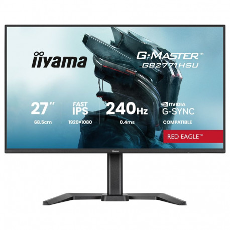 "68,6 cm/27? (1920×1080) iiyama GB2771HSU-B1 16:9 FHD Fast IPS 0,4 ms 240 Hz HDMI 2× DisplayPort USB