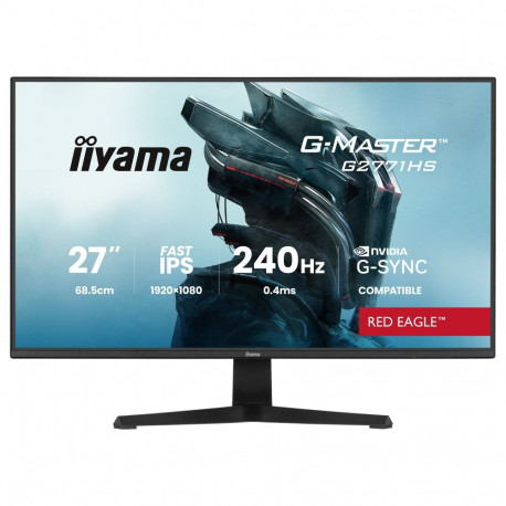 68,6 cm/27? (1920×1080) iiyama G-Master G2771HS-B1 16:9 FHD Fast IPS 0,4 ms 240 Hz HDMI DisplayPort 